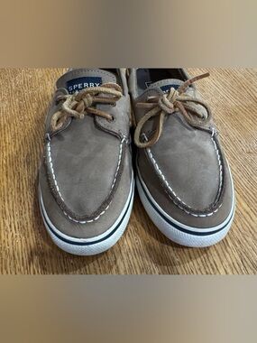 Sperry Brown Suede Boat Shoes